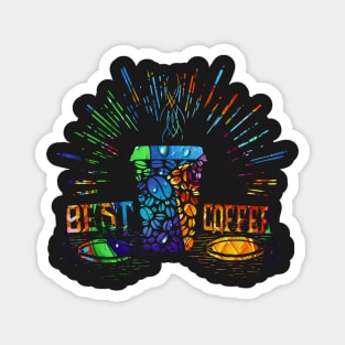 one of this best coffee in this world art Magnet