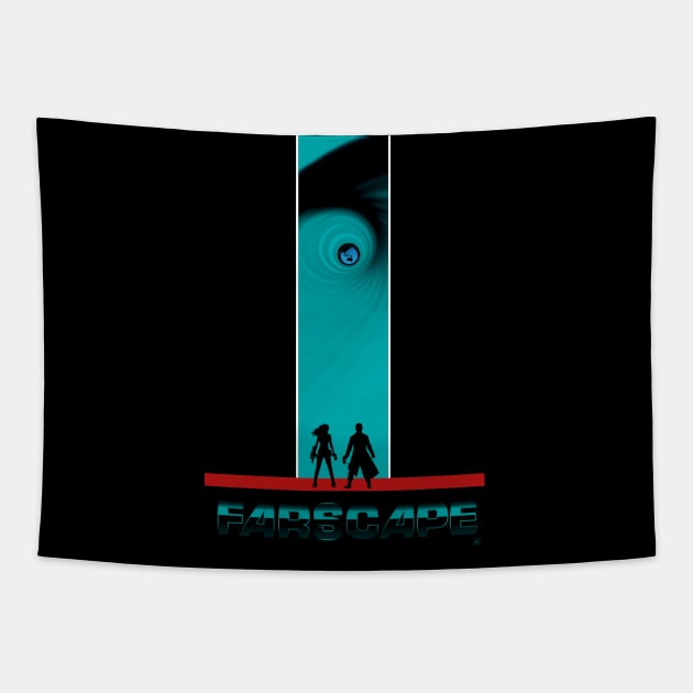 Farscape Wormhole Stripe Tapestry by spritelady