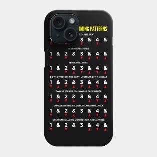 Guitar Strumming Patterns - Guitarist Music Lover Phone Case