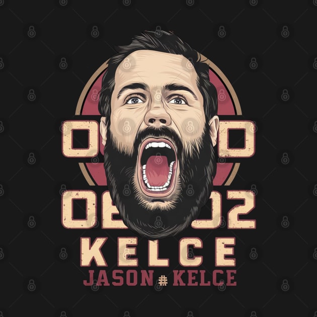 Jason Kelce Philadelphia by Aldrvnd