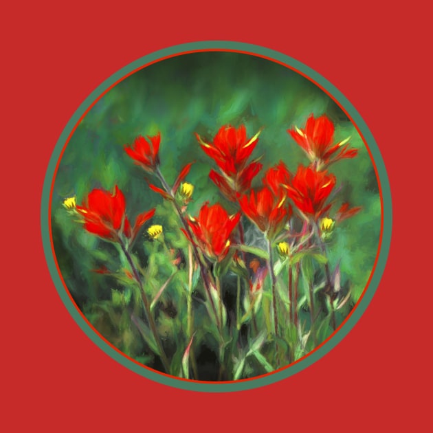 Indian Paintbrush by Alpen Designs