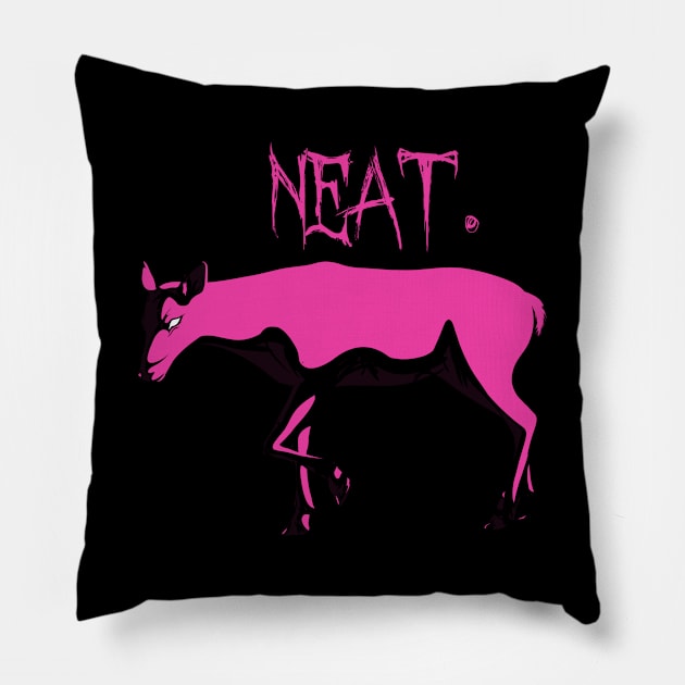 Neat. Pillow by Jae the Dog Leech