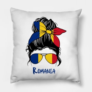 Romania girl, Romania Flag, Romania gift heritage,   Romanian girlfriend, Pillow