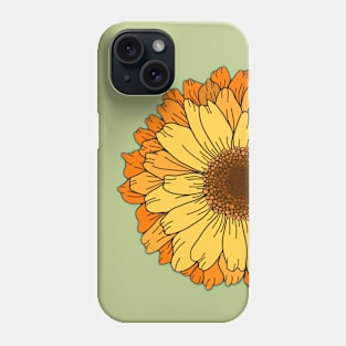 Big Bright Yellow Flower Phone Case