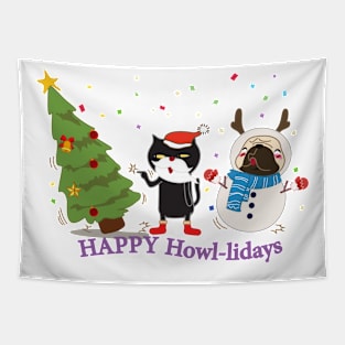 Happy Howl-lidays! Tapestry