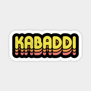 Retro Kabaddi Magnet