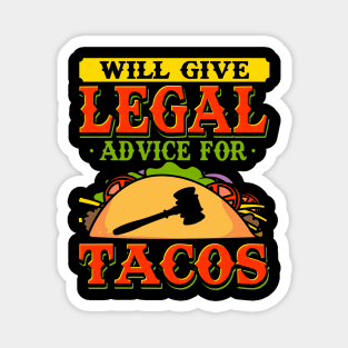 Will Give Legal Advice Lawyer Magnet