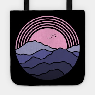 Lined Sunset Tote