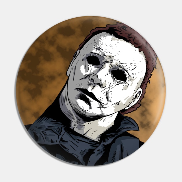 Michael Myers Pin by Black Snow Comics