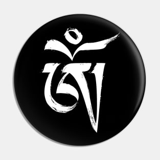 Tibetan Om Symbol Pin