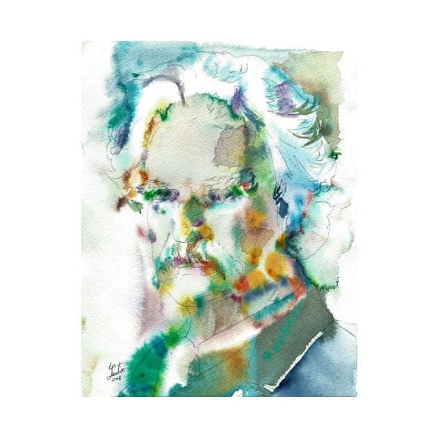 MARK TWAIN watercolor portrait .3 by lautir