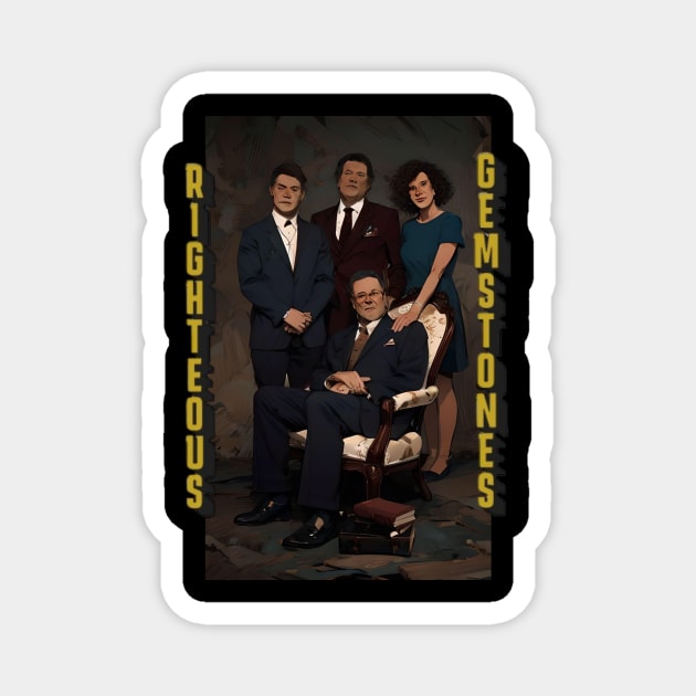 Righteous gemstones Magnet by AKRAM DESIGNEZZ