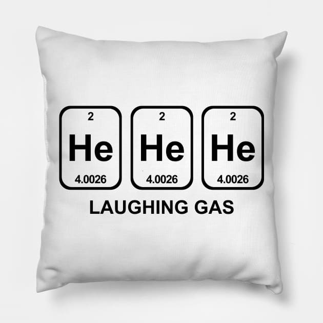 Laughing Gas Pillow by SillyShirts