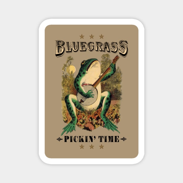 Bluegrass Pickin' Time Magnet by PLAYDIGITAL2020