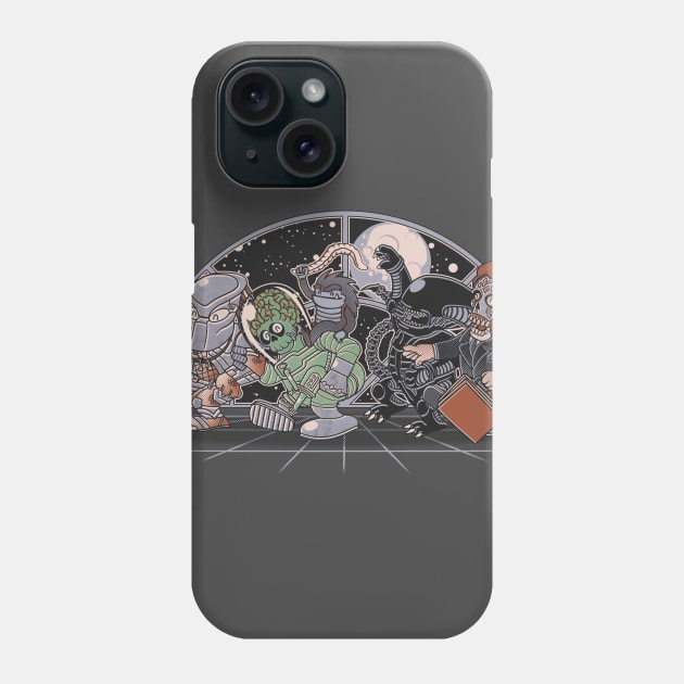 Where the nasty Aliens are Phone Case by Arinesart