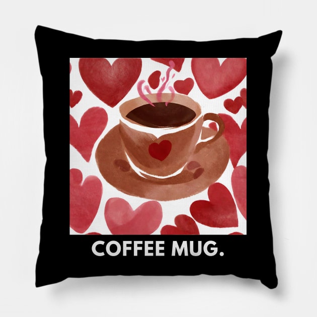 Coffee lovers Pillow by BlackMeme94