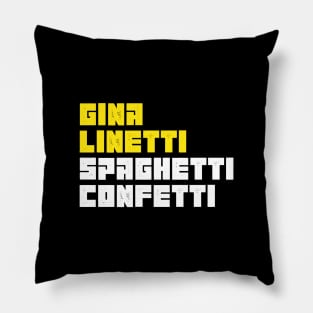 Gina Linetti Spaghetti Confetti Pillow