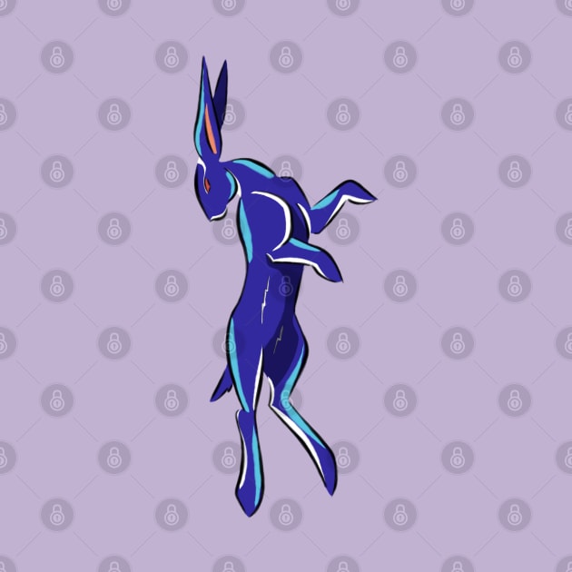 Dancing Blue Bunny by babygunz47