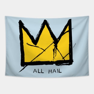 Basquiat Crown Tapestry