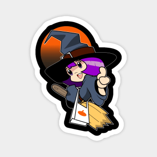 Halloween Witch Magnet