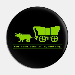 You have died of dysentery. Pin