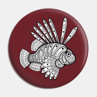 Native Inspired Lion Fish Pin