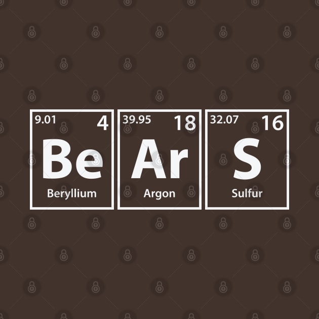 Bears (Be-Ar-S) Periodic Elements Spelling by cerebrands