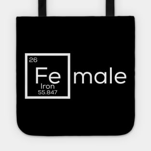 Female iron symbol Tote