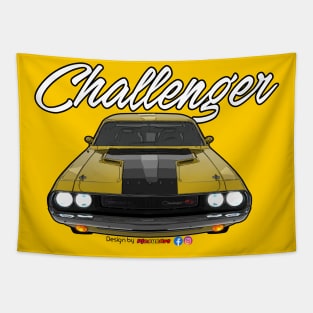 Challenger yellow by pjesusart Tapestry