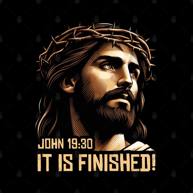 John 19:30 It Is Finished by Plushism