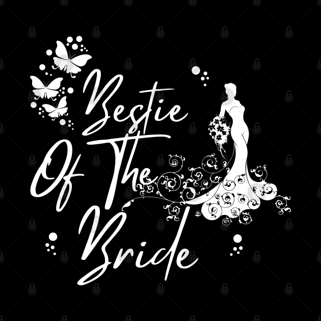 Bestie Of The Bride, Wedding Best Friend Gift by JustBeSatisfied