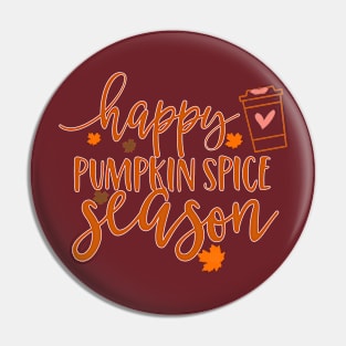 Happy Pumpkin Spice Season Pin