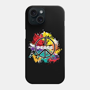 Splash Peace Sign Phone Case