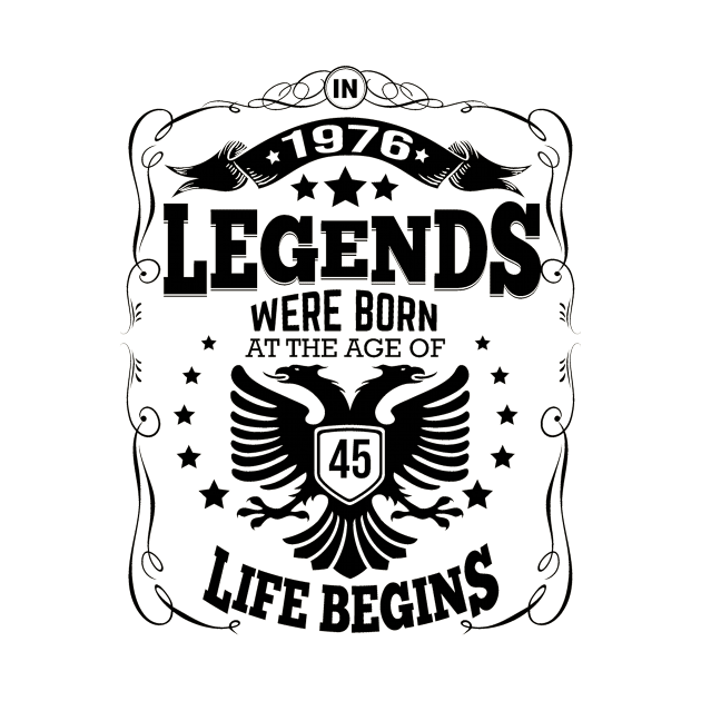 Birthday 1976 legend falcon by HBfunshirts