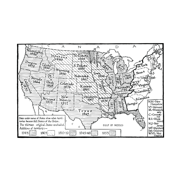 United States Historical Map by imlying