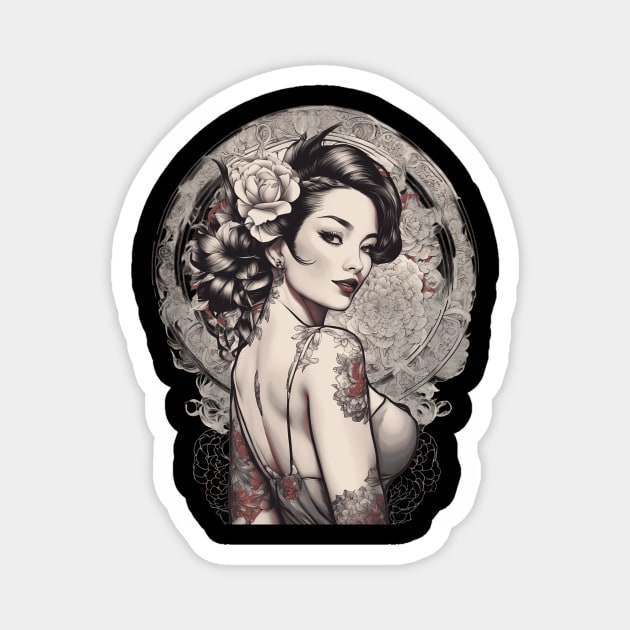 Enchanting Asian Beauty Magnet by animegirlnft