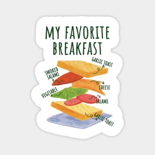 My Favorite Breakfast Magnet