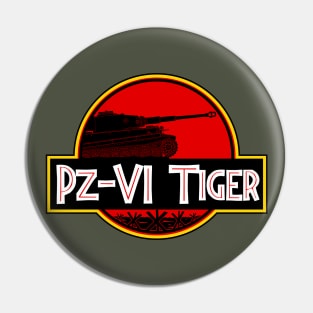 German Pz-VI Tiger tank in the style of dinosaurs Pin