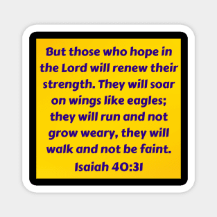 Bible Verse Isaiah 40:31 Magnet