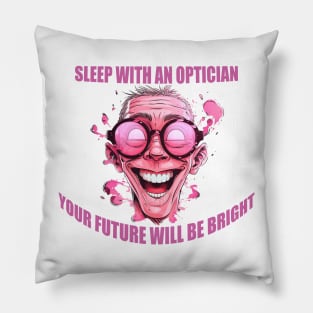 Funny Optician Quotes Optician Gifts Pillow