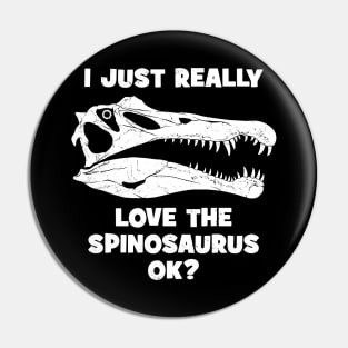 Spinosaurus fossil skull Pin