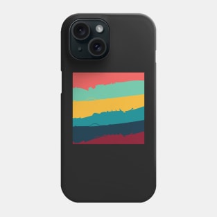 Colorful abstract rainbow pattern Phone Case