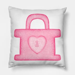 Heart Padlock Pillow