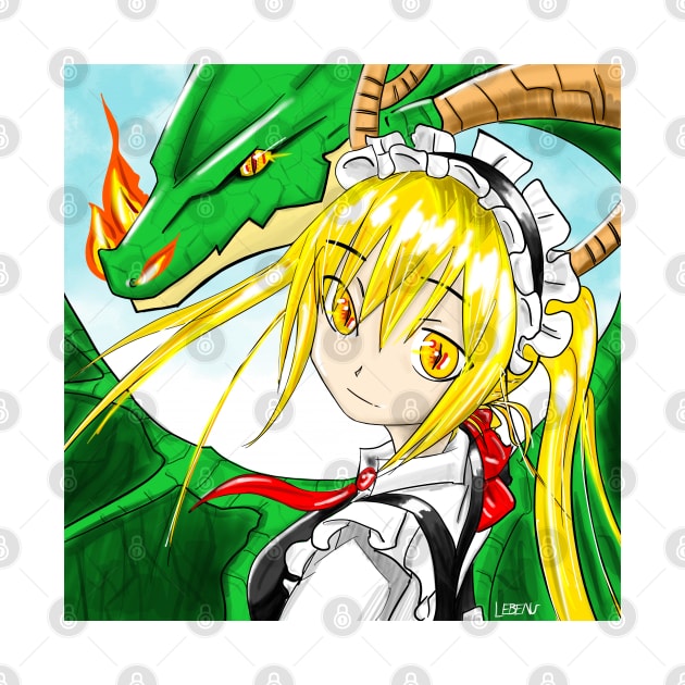 tohru the dragon maid by jorge_lebeau