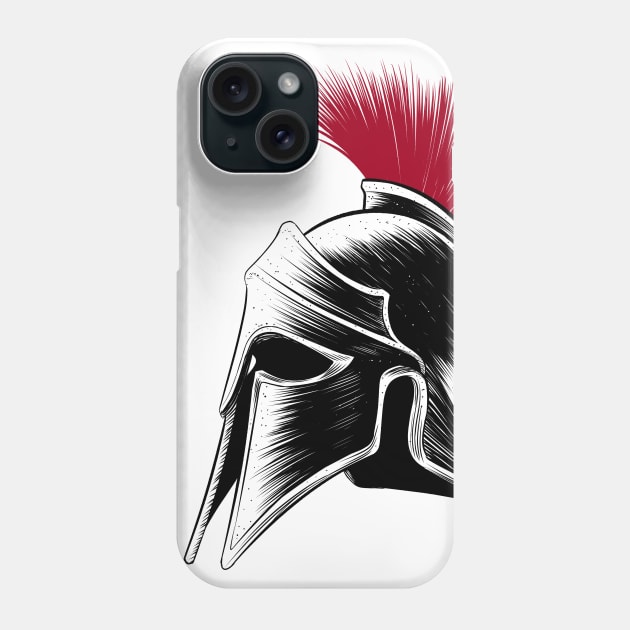 Spartan helmet Phone Case by albertocubatas