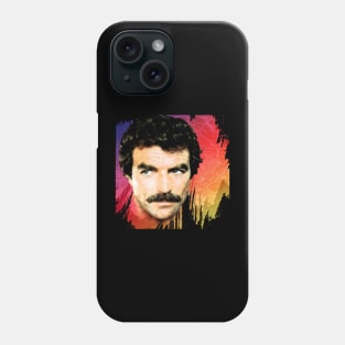 Tom Selleck-Retro 80s Aesthetic Design Phone Case