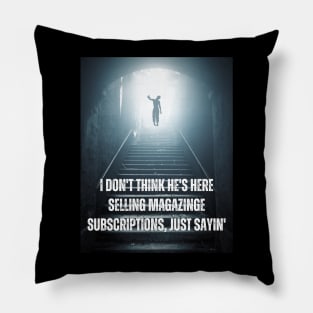 Zombie Door to Door Pillow