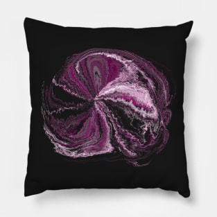 Creamy Purple Fantasy Pattern Pillow
