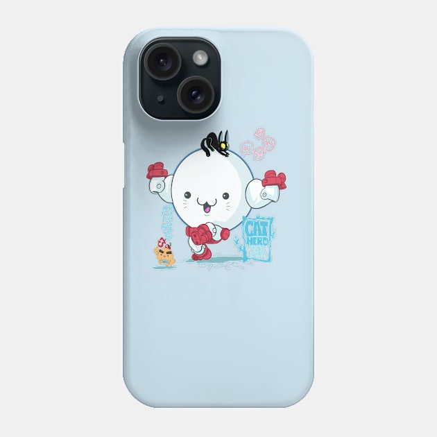 CAT HERO AND RAGE MUFFIN Phone Case by tinbott