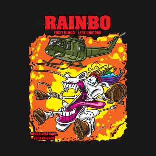 Rainbo First Blood Last Unicorn T-Shirt